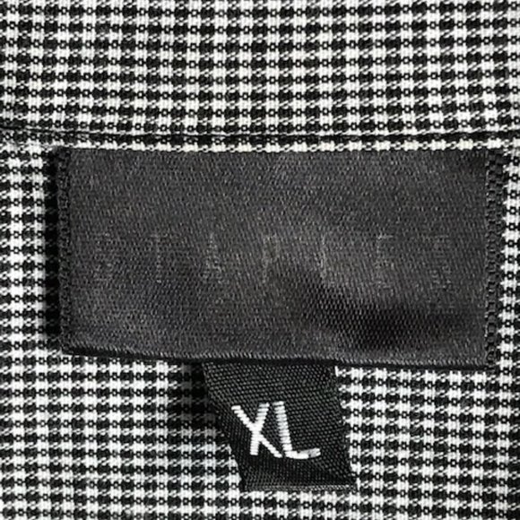 Black and white check cotton tunic shirt - Picture 8 of 13